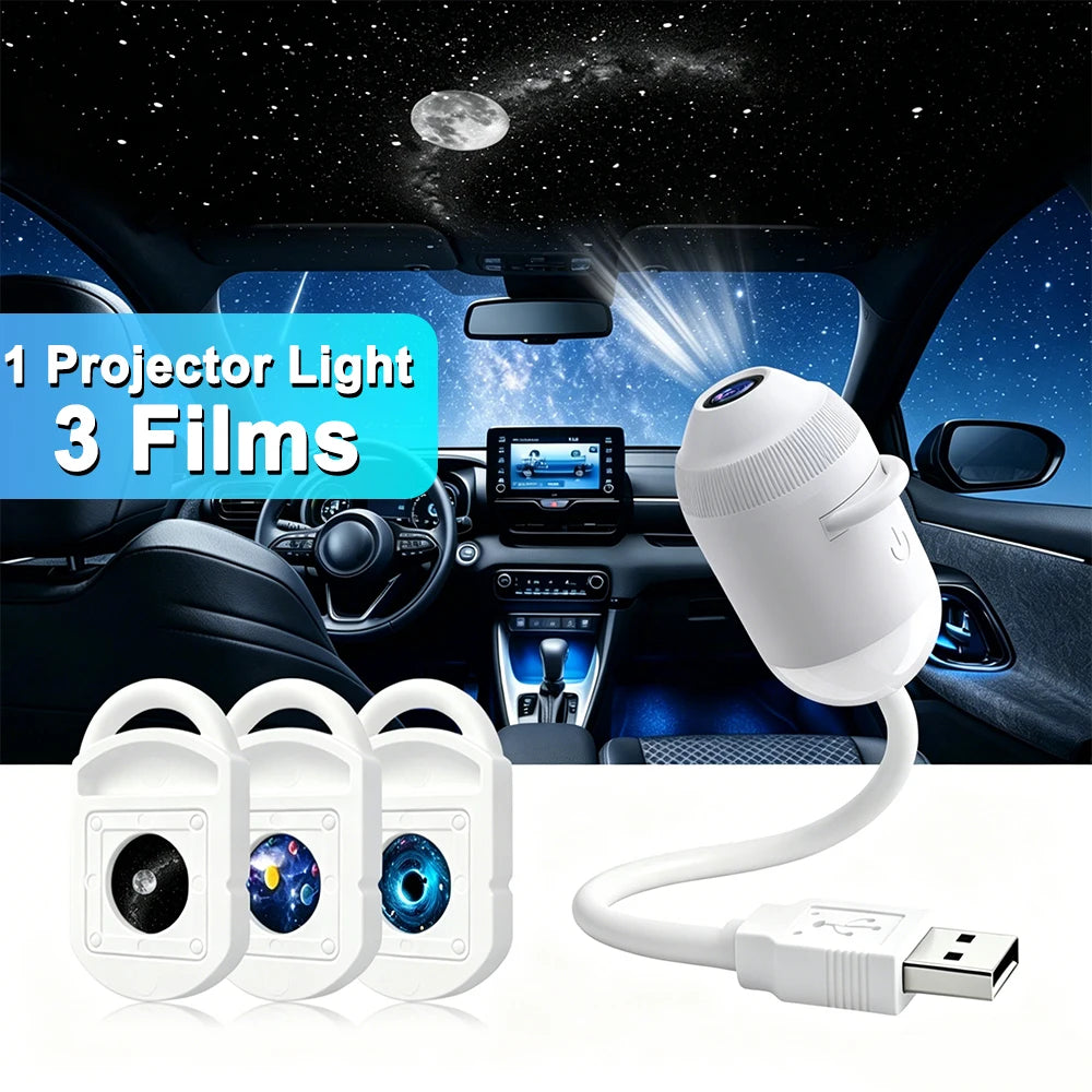 Starlight Pro™ – 360° Car Galaxy Projector