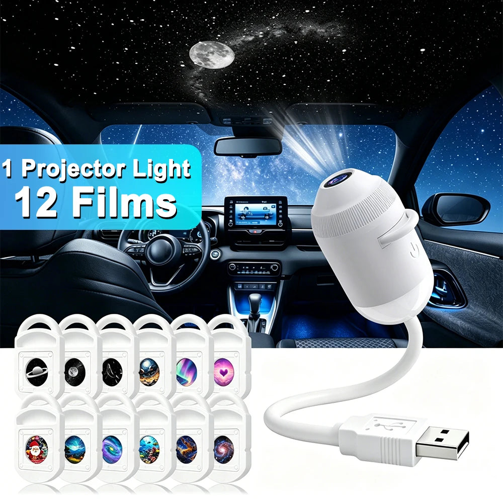 Starlight Pro™ – 360° Car Galaxy Projector