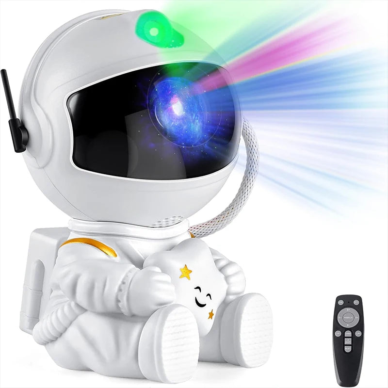 NebulaFinds Astronaut Galaxy Night Light Projector – Transform Any Room into a Starry Sky